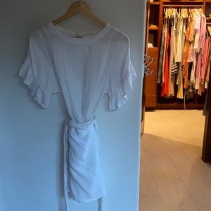 ACACIA cotton gauze wrap dress